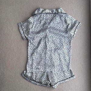 PrettyLittleThing Womens White and Black Pajamas